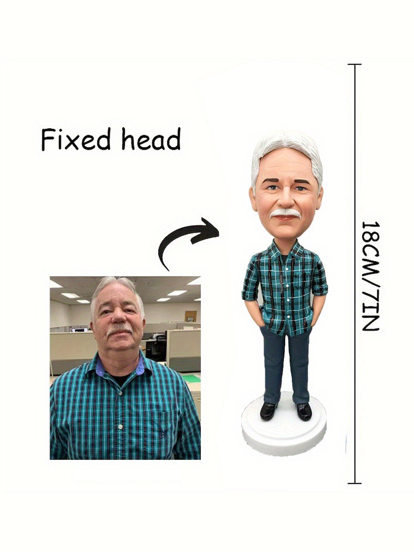 Cartoon Clay Bobblehead Dolls - Handcrafted Custom Bobblehead Figures